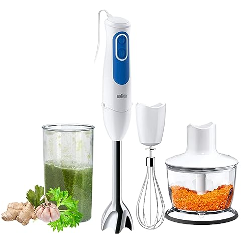 Braun Hand Blender MultiQuick 3 700W with 600ml BPA-free Beaker
